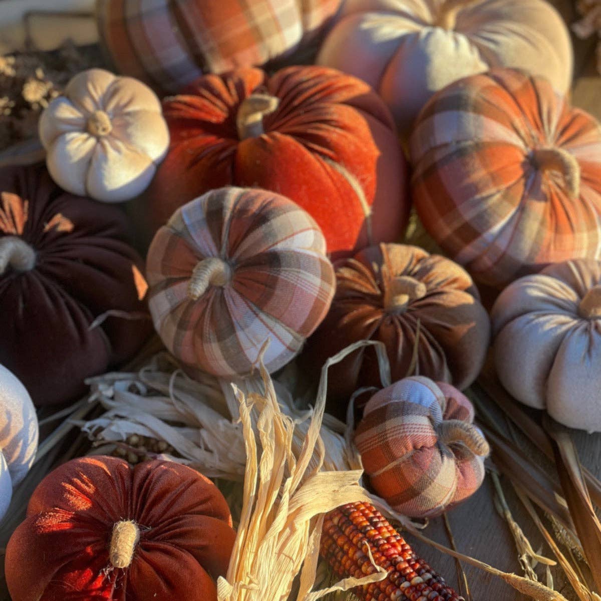 CF-3119 - Med. Pecan Velvet Pumpkin