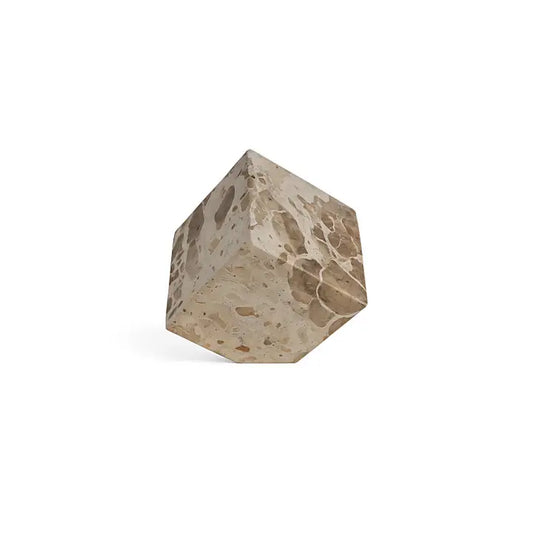 Butter Scotch Marble Cube Object
