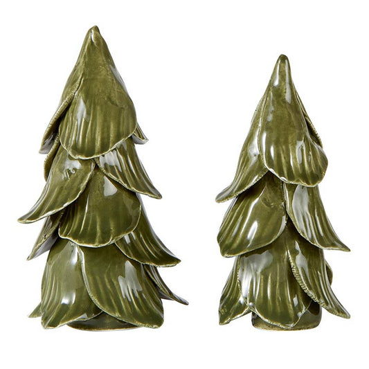 Green Handmade Christmas Trees