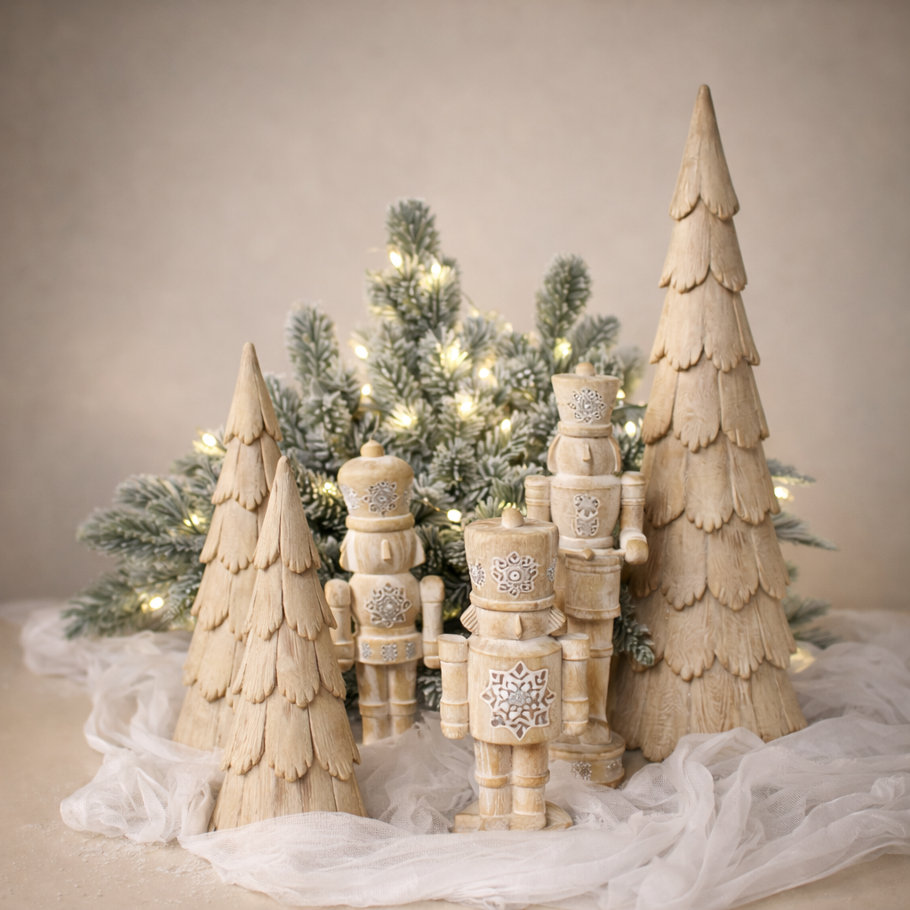 S/3 PR143 Polyresin Tree 4.25" x 4" x 10", 4.5" x 4.5" x 12", & 5.5" x 5.5" x 18"