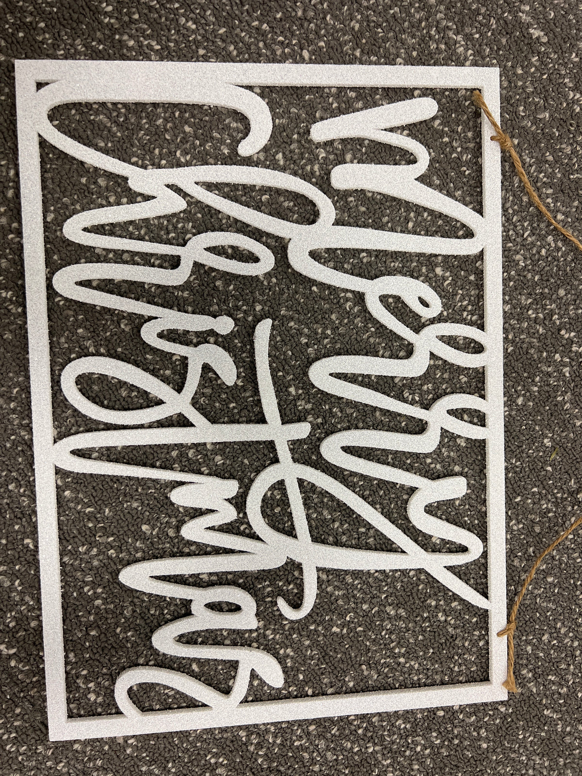 11.5x16”L Glit Xmas Hang Decor