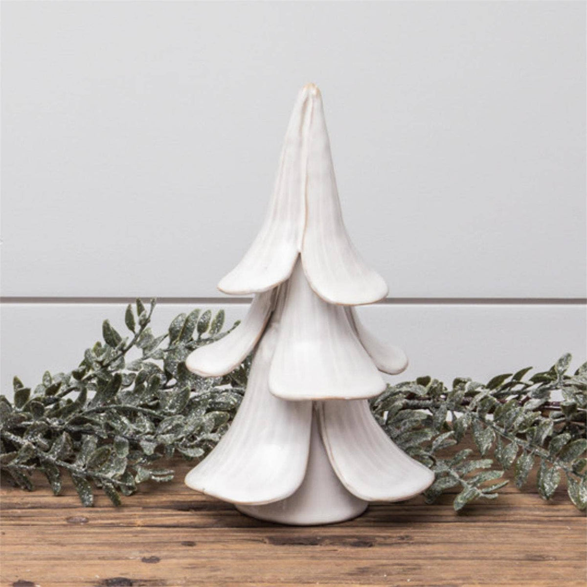 Stoneware Tree - White