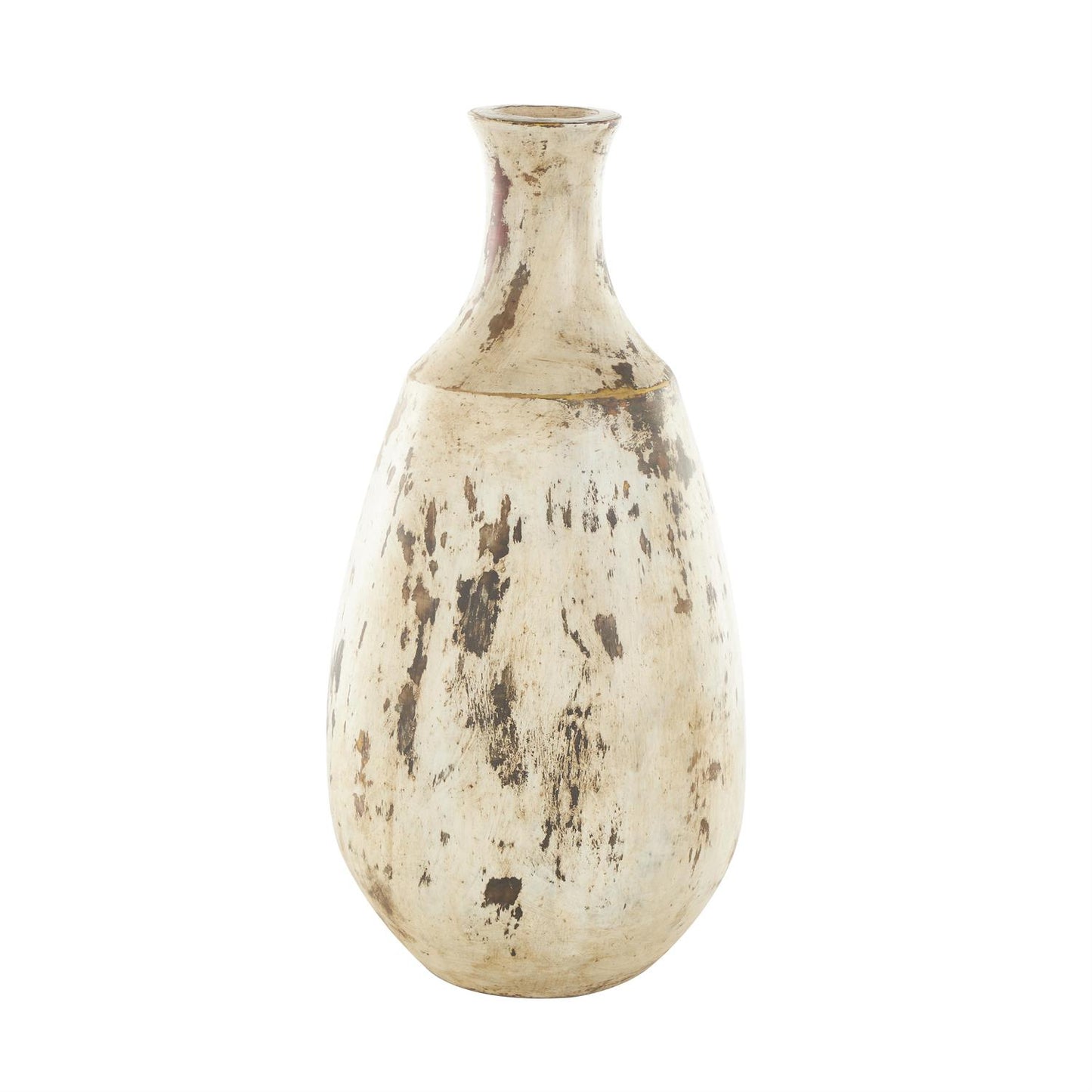 Brown Distressed Decorative Vase