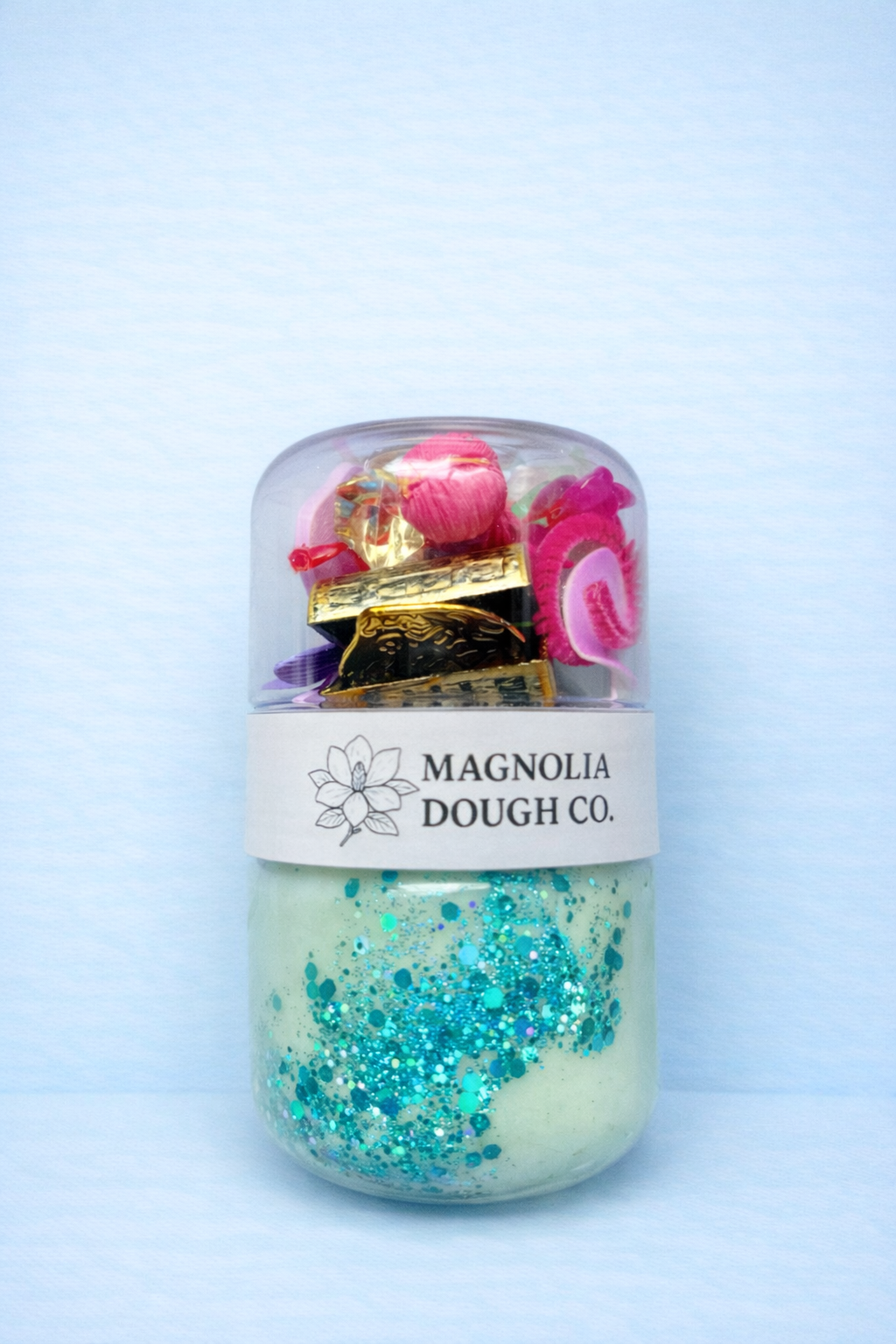 Kids Sensory Play Dough Jar | Mess-Free Mermaid Toy