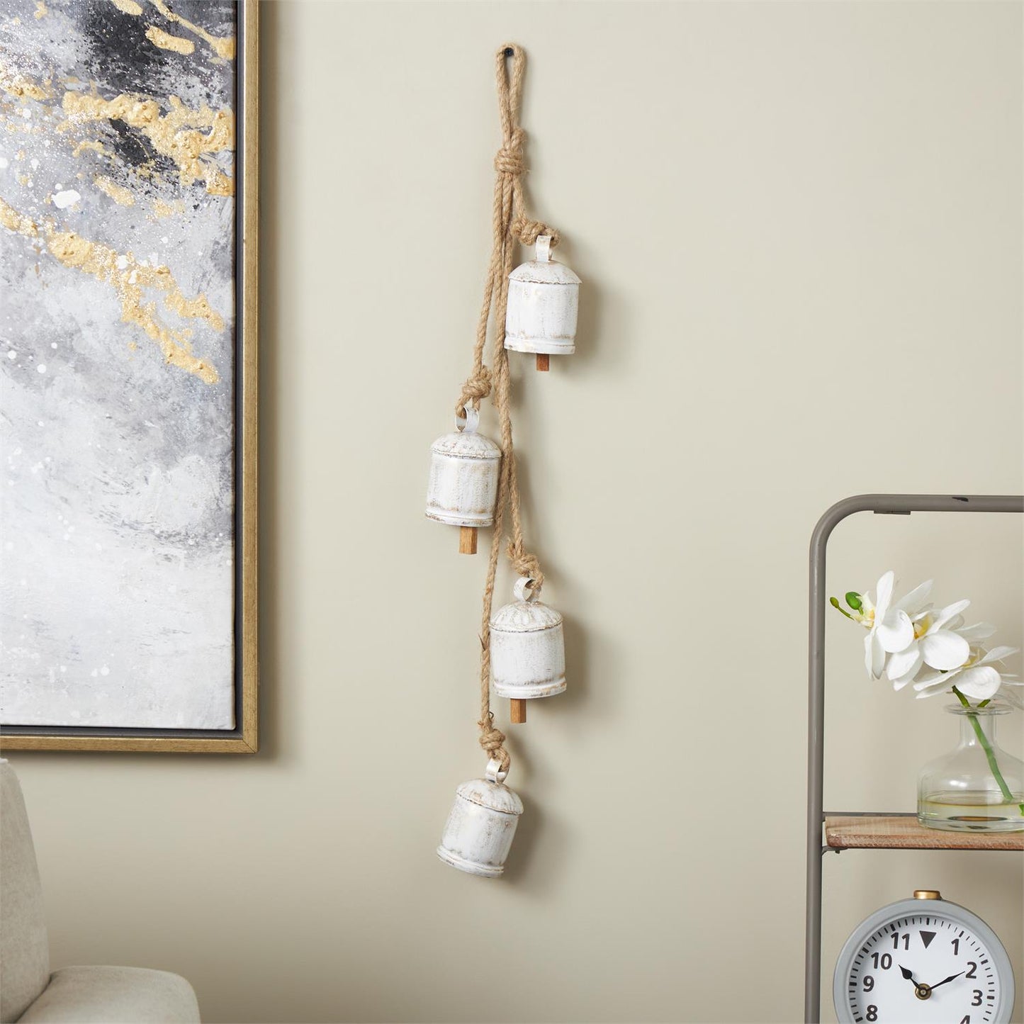 White Metal Cluster Bells