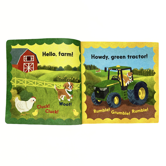 John Deere Kids Hello, Farm! (Tuffy Teether Indestructible)