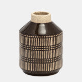 Cer, 7"H Lines Vase, Java