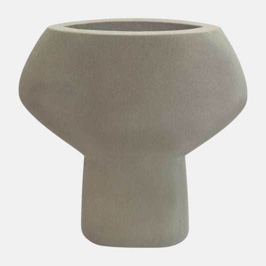 Bulbous Vase, Natural Stone