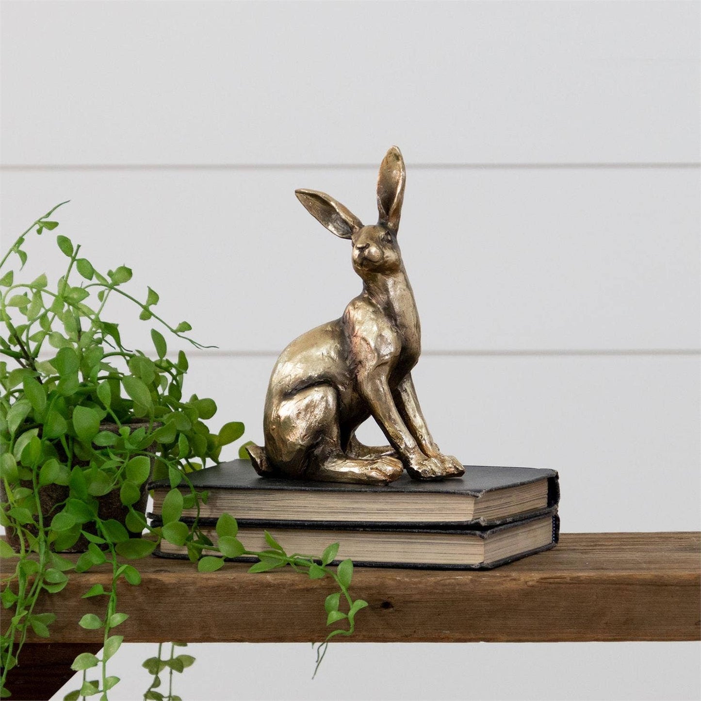 Sitting Brass Tone Rabbit (Pk/02)