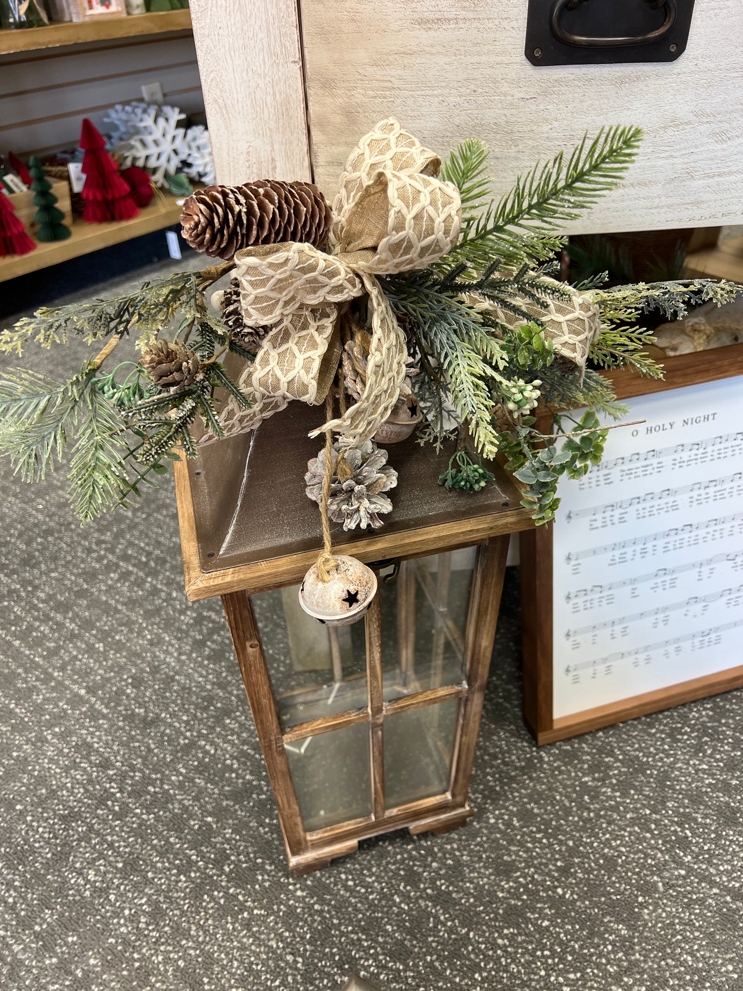 Bow with Bells and Greenery