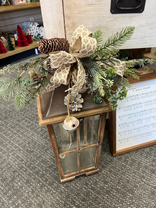 Bow with Bells and Greenery