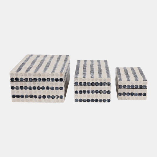 Medium Capiz Dots Boxes