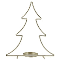 Large Gold Tree Candle Holder