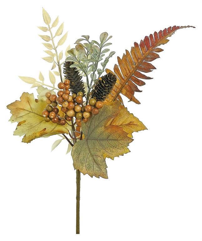 Autumn Foliage & Berry Pick, #PM2570-BGBRN