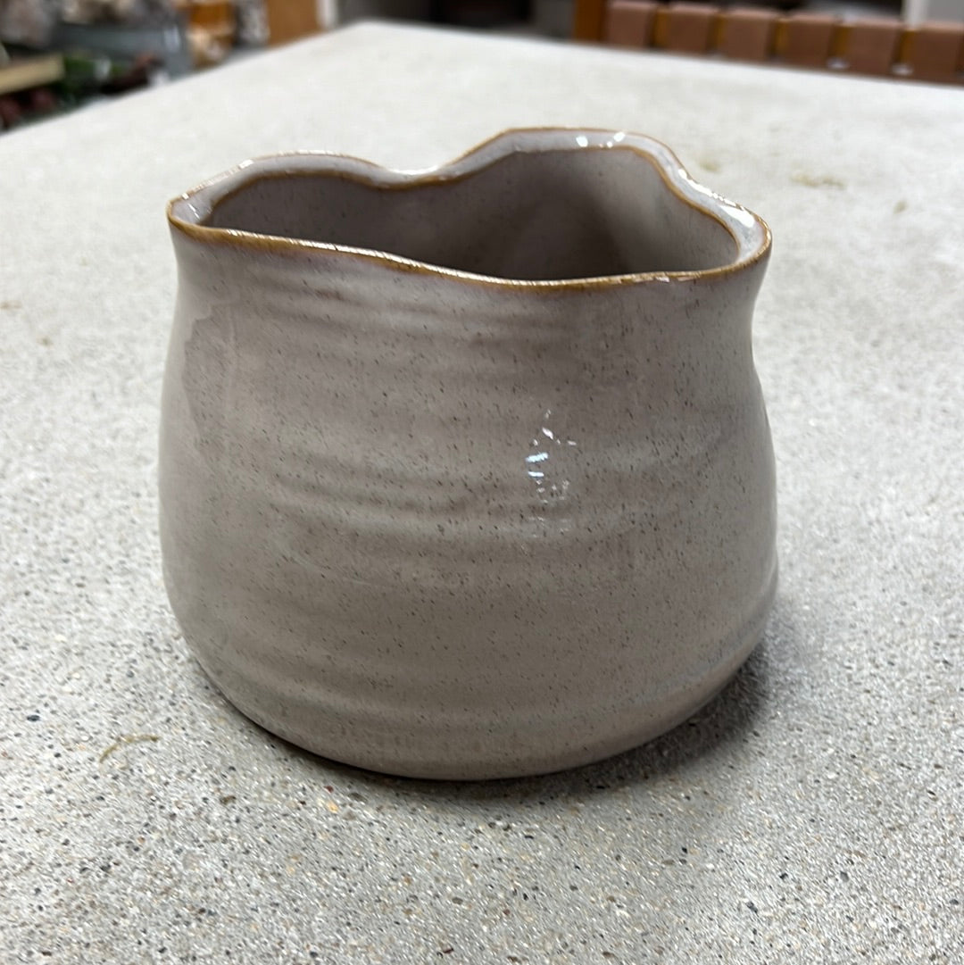 Taupe Shaped Container