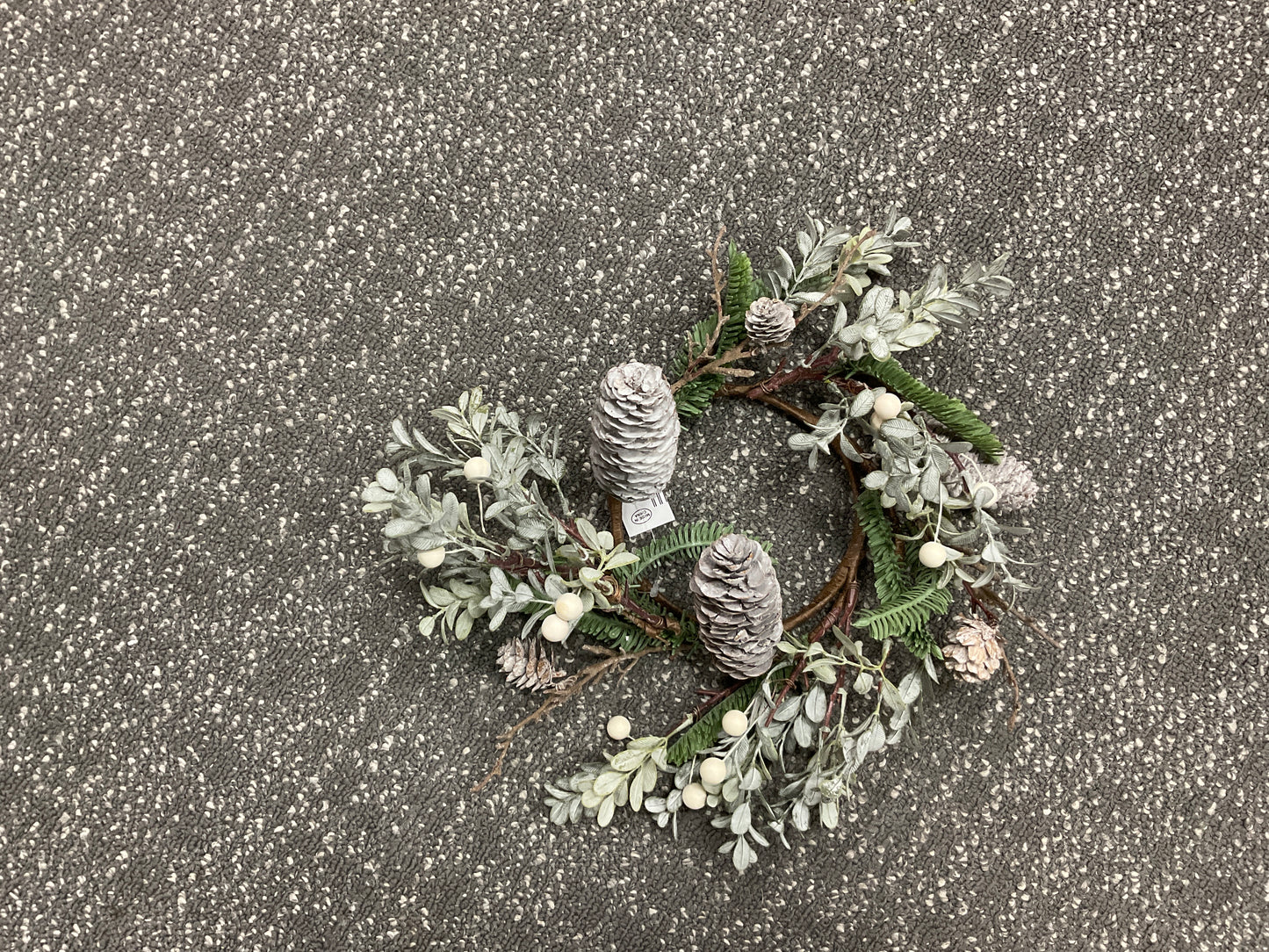 Hemlock, Pine & Pinecone Candle Ring