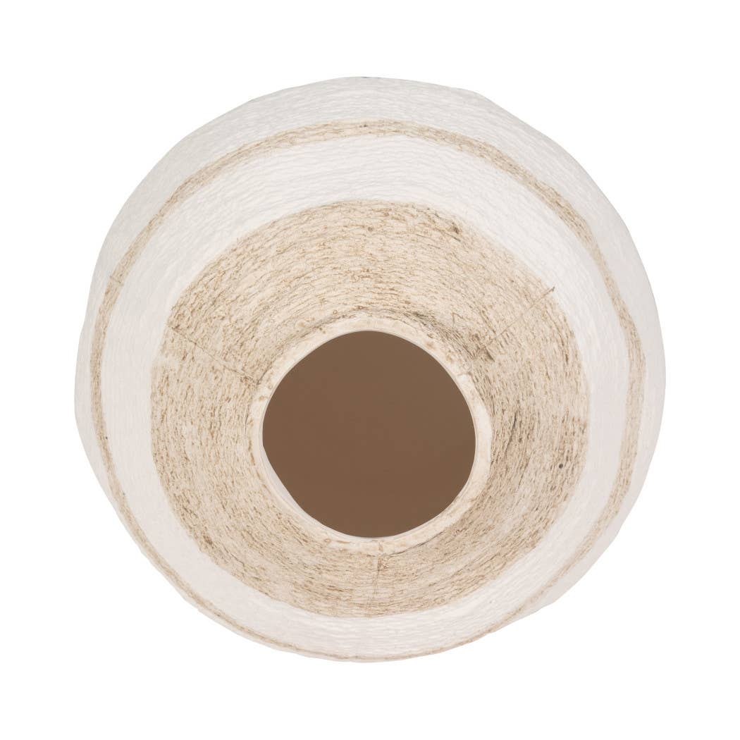Multicolor 12 in. Ceramic Striped Woven Textured Vase