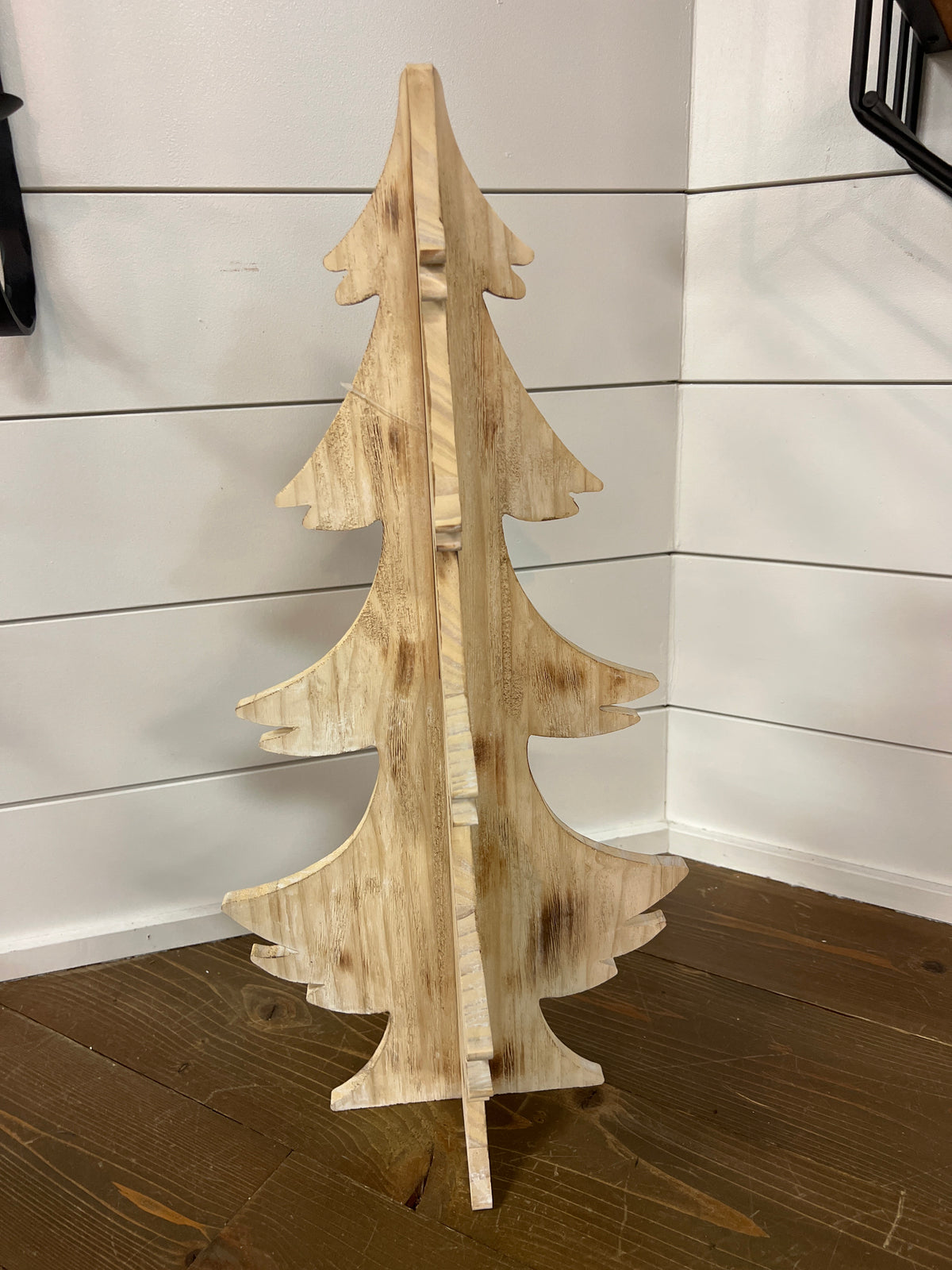Wood Dimensional Rustic Tree