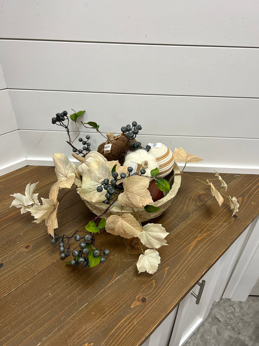 35" Blue Berry Spray