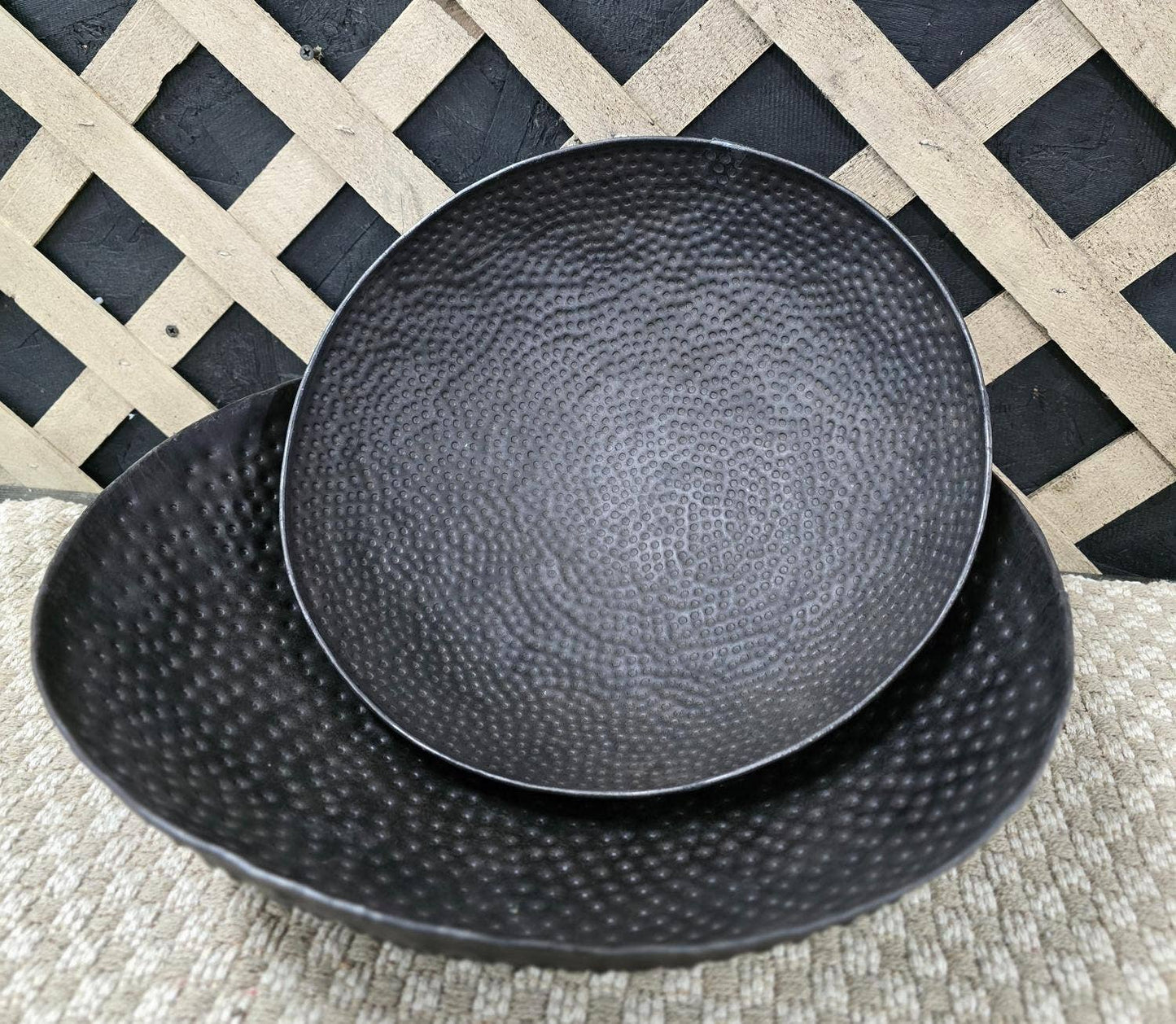 Hammered Iron Bow
