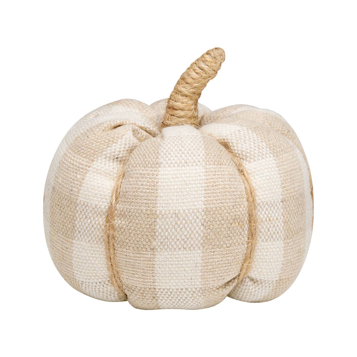 CF-3141 - Sm. Tan Check Fabric Pumpkin