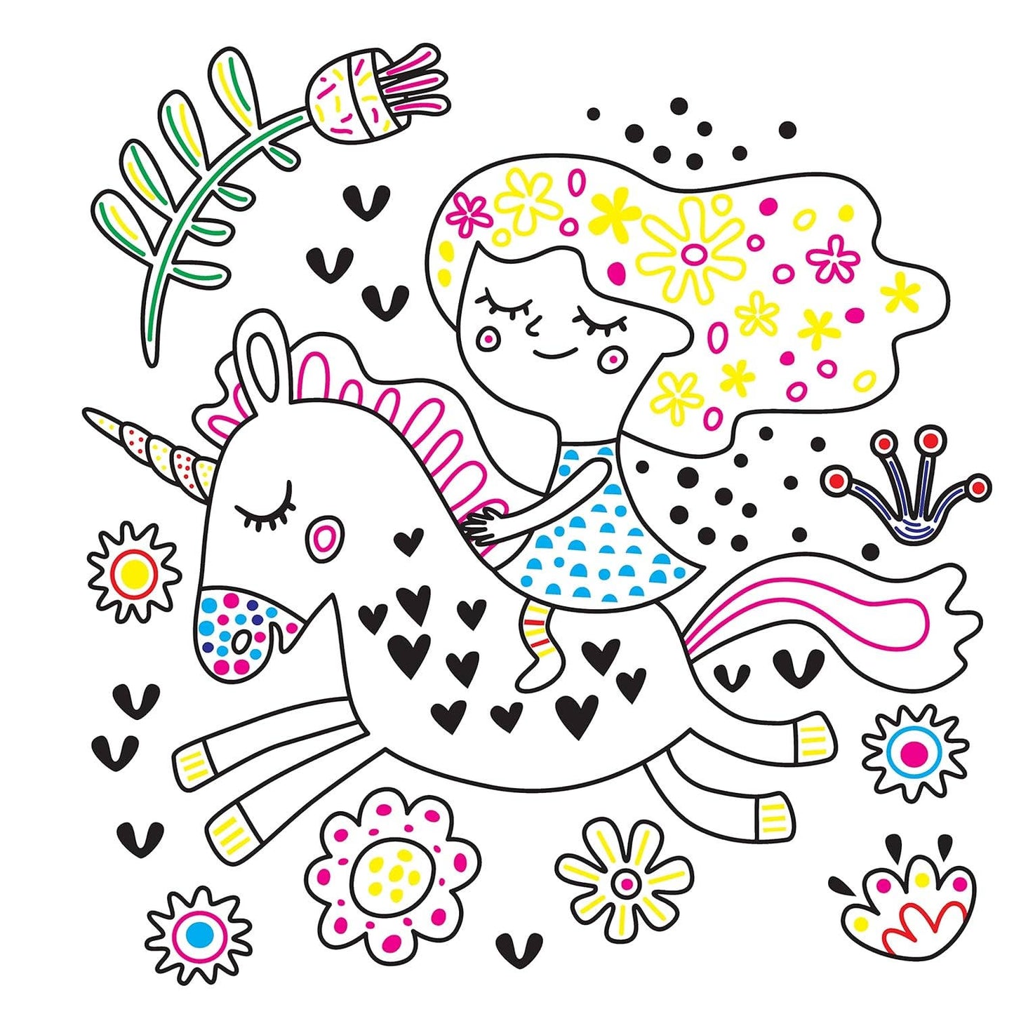 Easy and Fun Paint Magic with Water: Unicorns and Friends