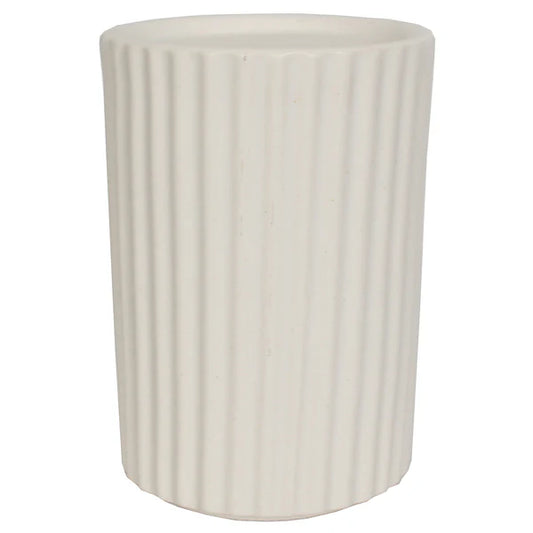 Ivory Matte Candle Holder
