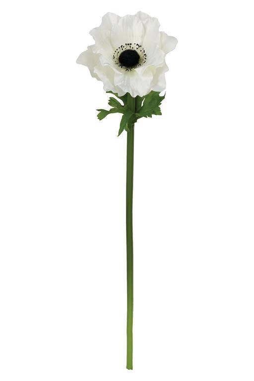 Anemone Spray 17" White