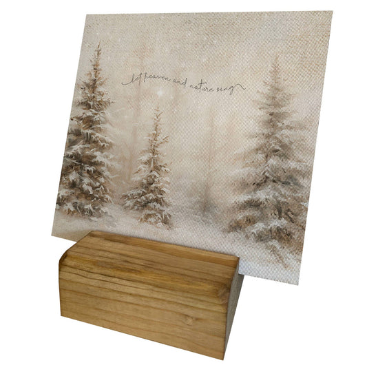 Let heaven and nature sing, Holiday, Christmas, Shelf decor
