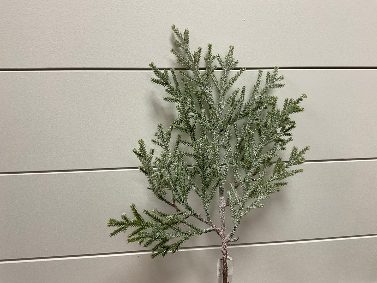 21" Frosted Pine Spray GR/WH