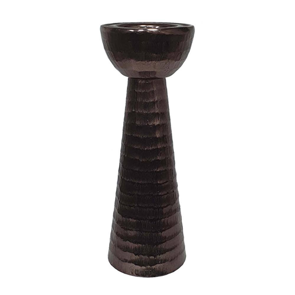 D5x14" Textured Bronze Aluminum Candle Holder 4EA/CTN