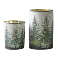 Tree Glass Candle holder