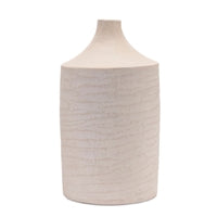 Tall Cream Vase