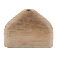 Light Wooden Vase