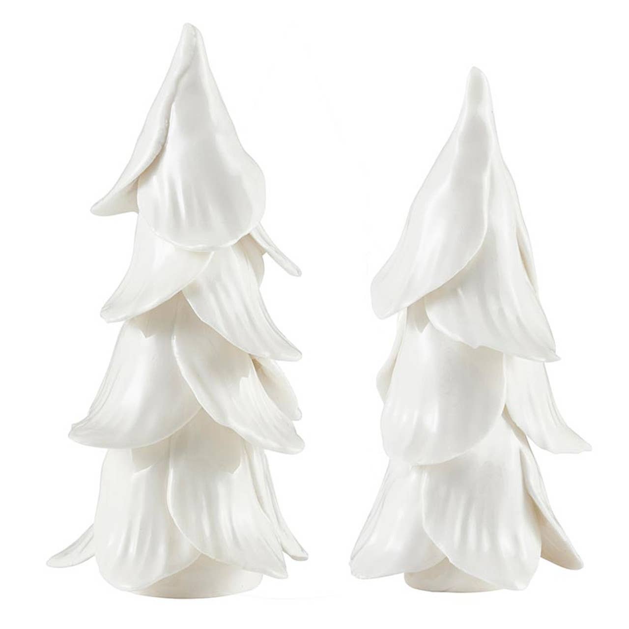 Handmade Christmas Trees - White