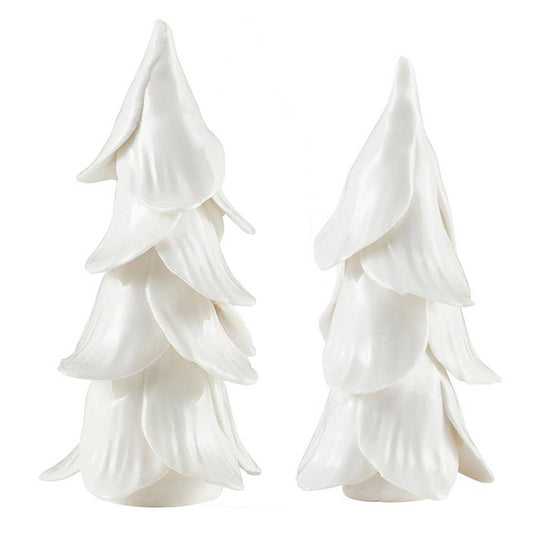 Handmade Christmas Trees - White