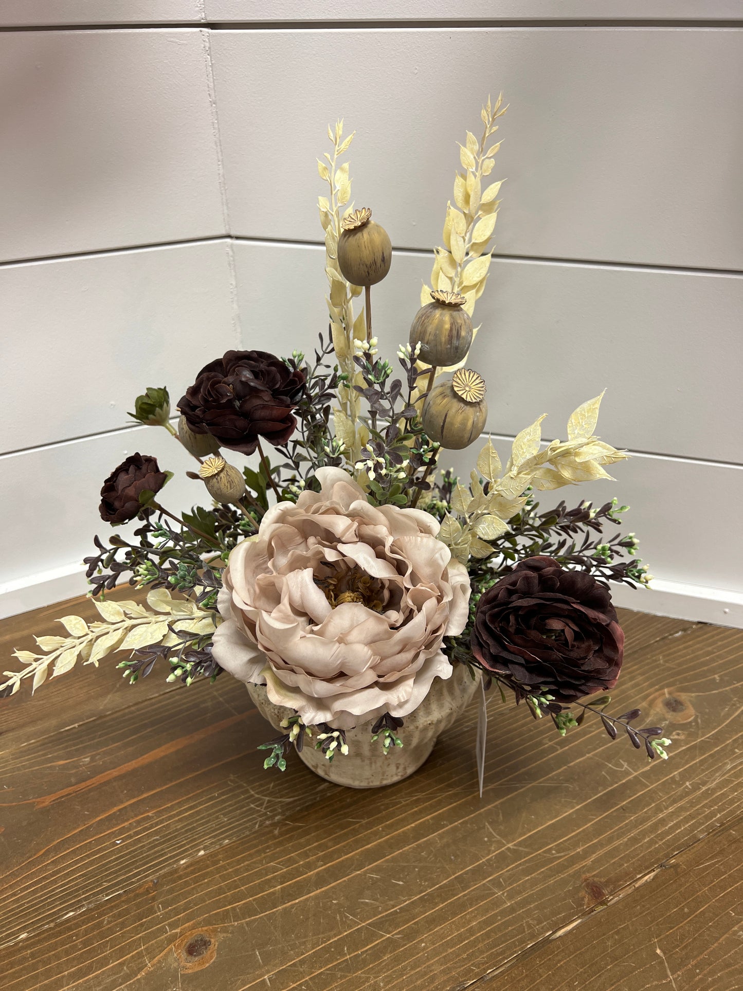 Brown Ranunculus Arrangement