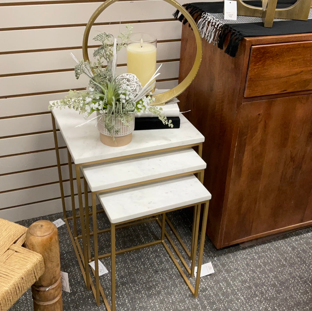Sm Gold Metro End Table