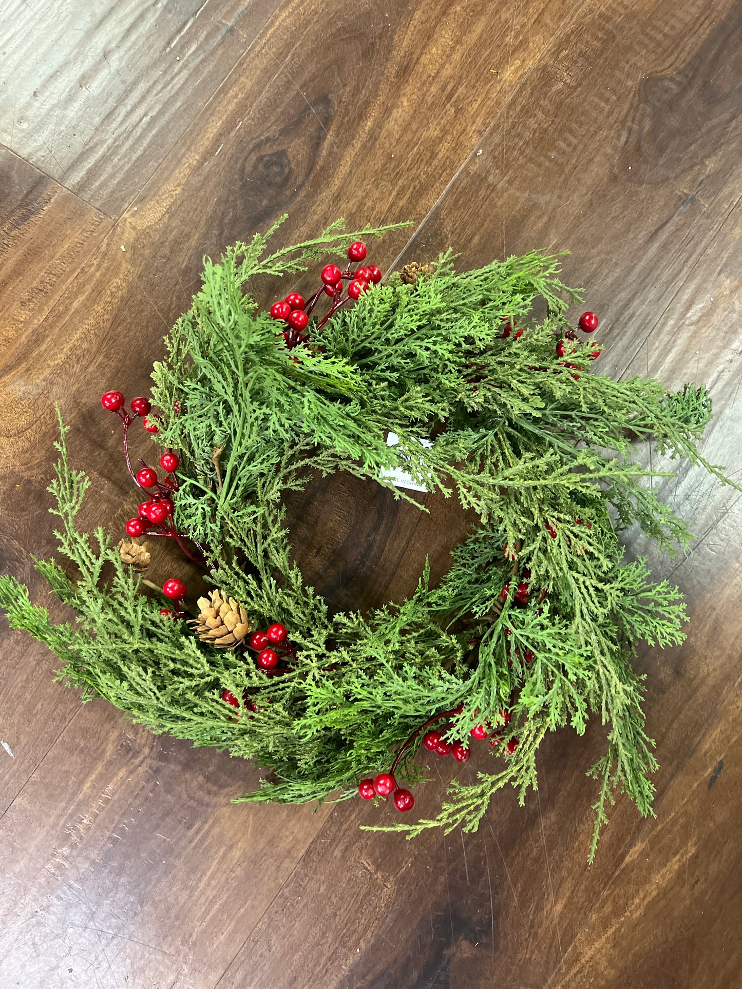 Pine & Berry Wreath 17.5