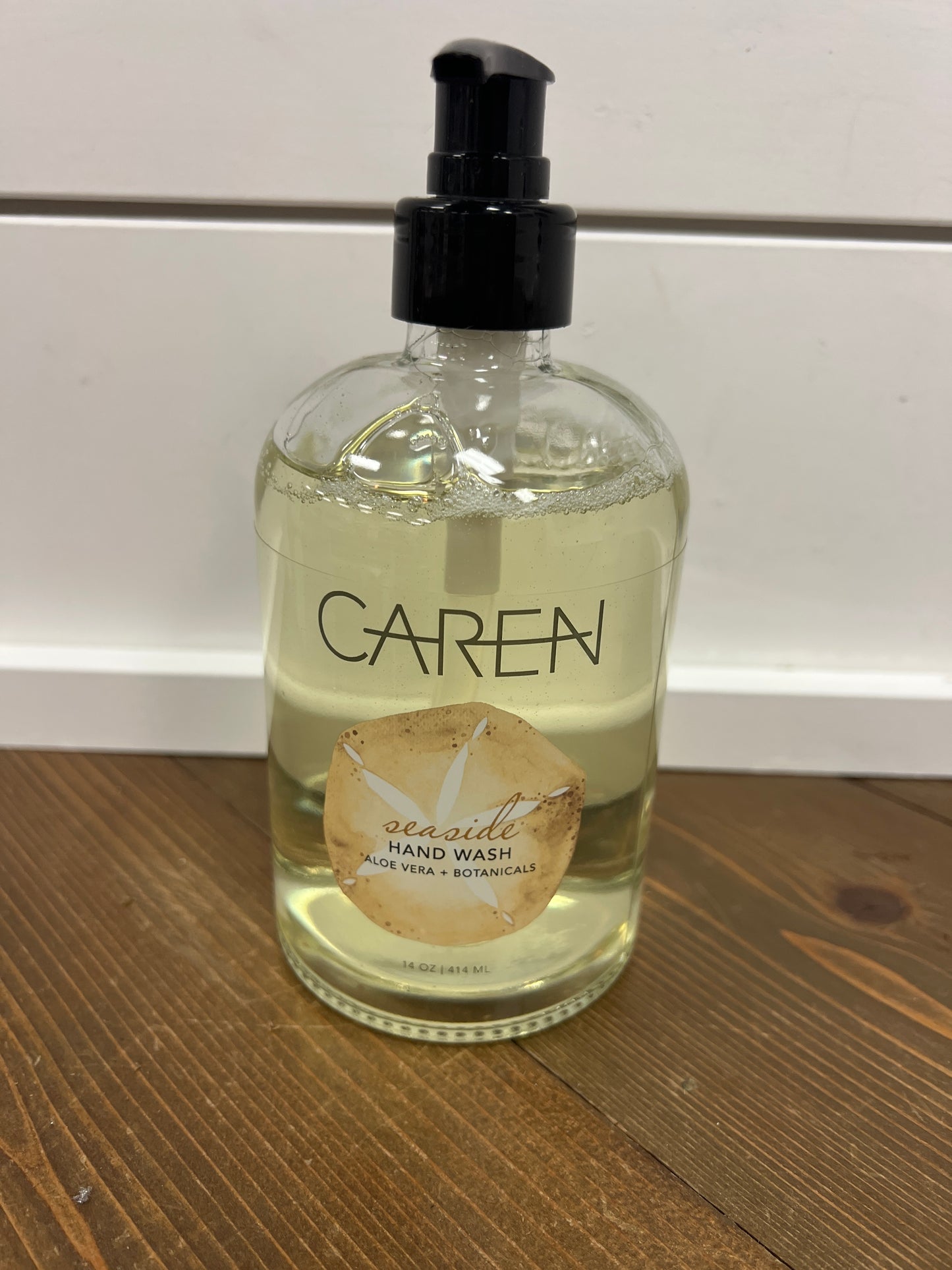 Seaside 14 oz Hand Wash Glass Pump