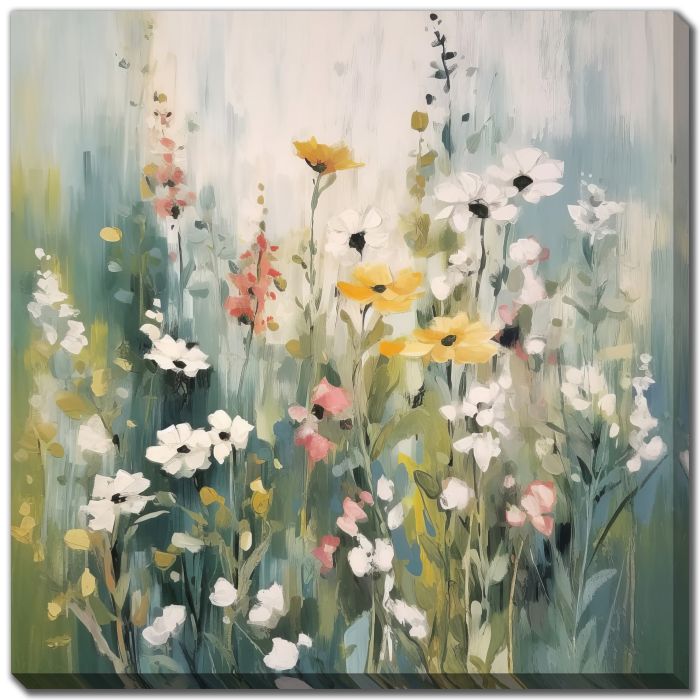 24x24 Tranquil Meadow Tones