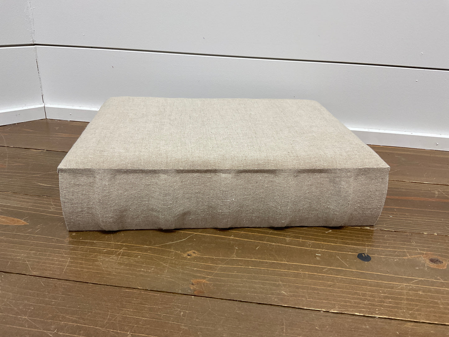 14" Beige Linen Book