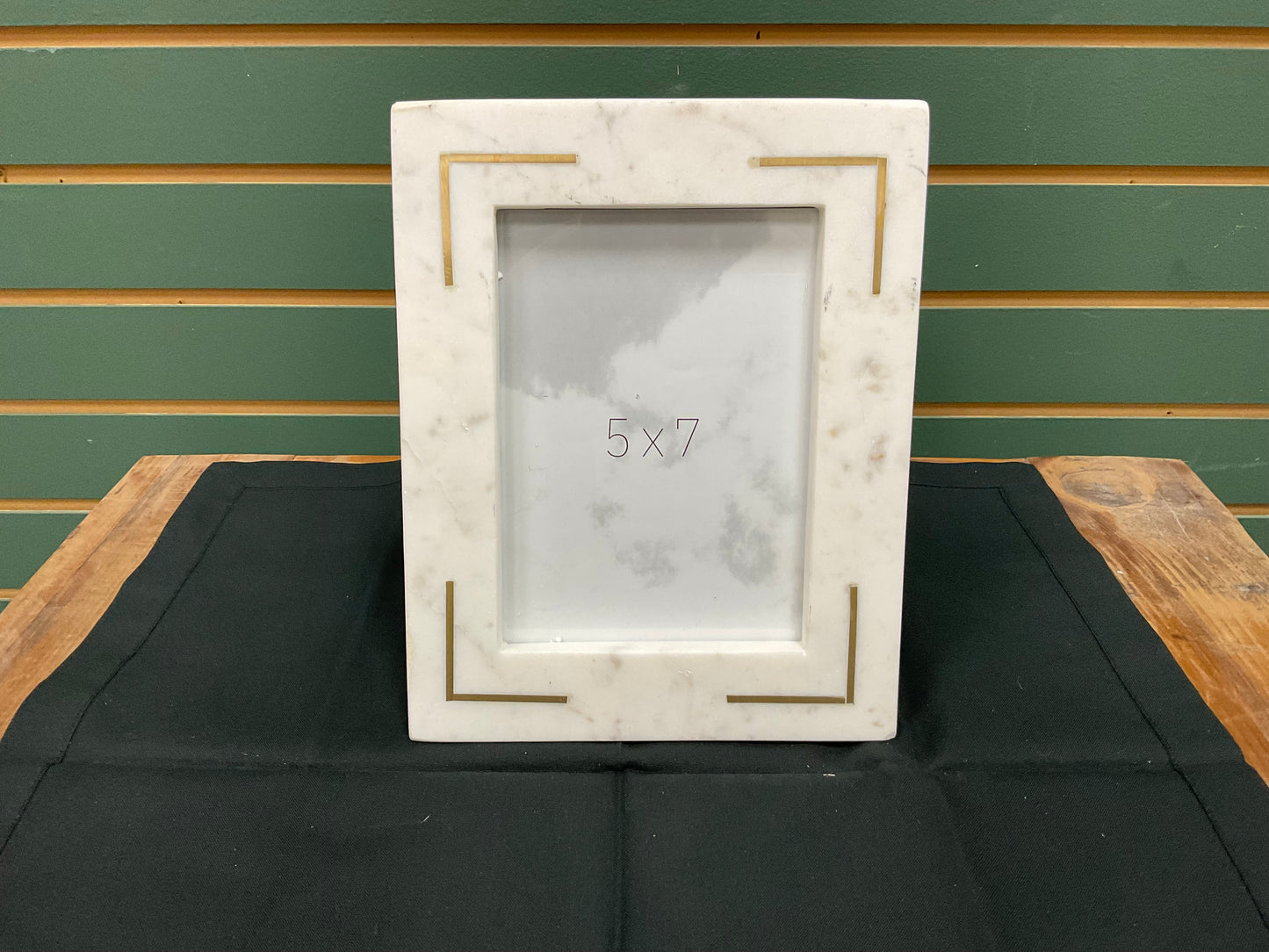 5x7 Marble Frame with Brass