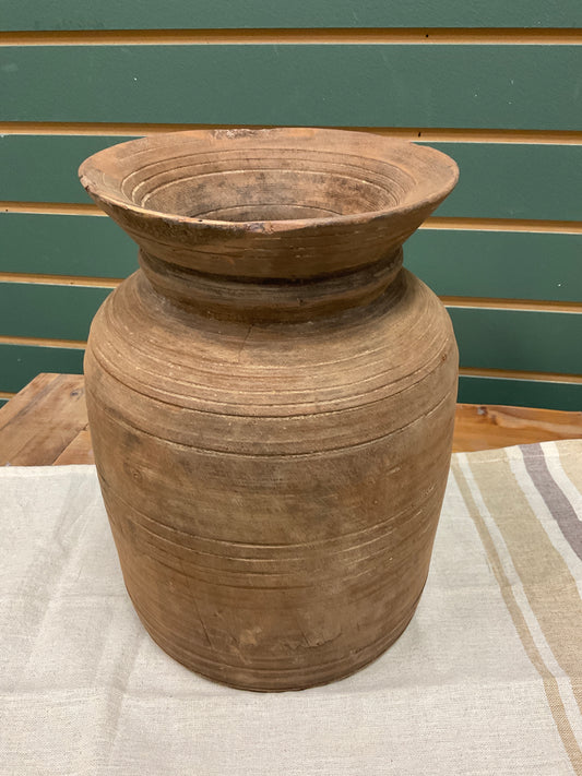 11" Wood Pot