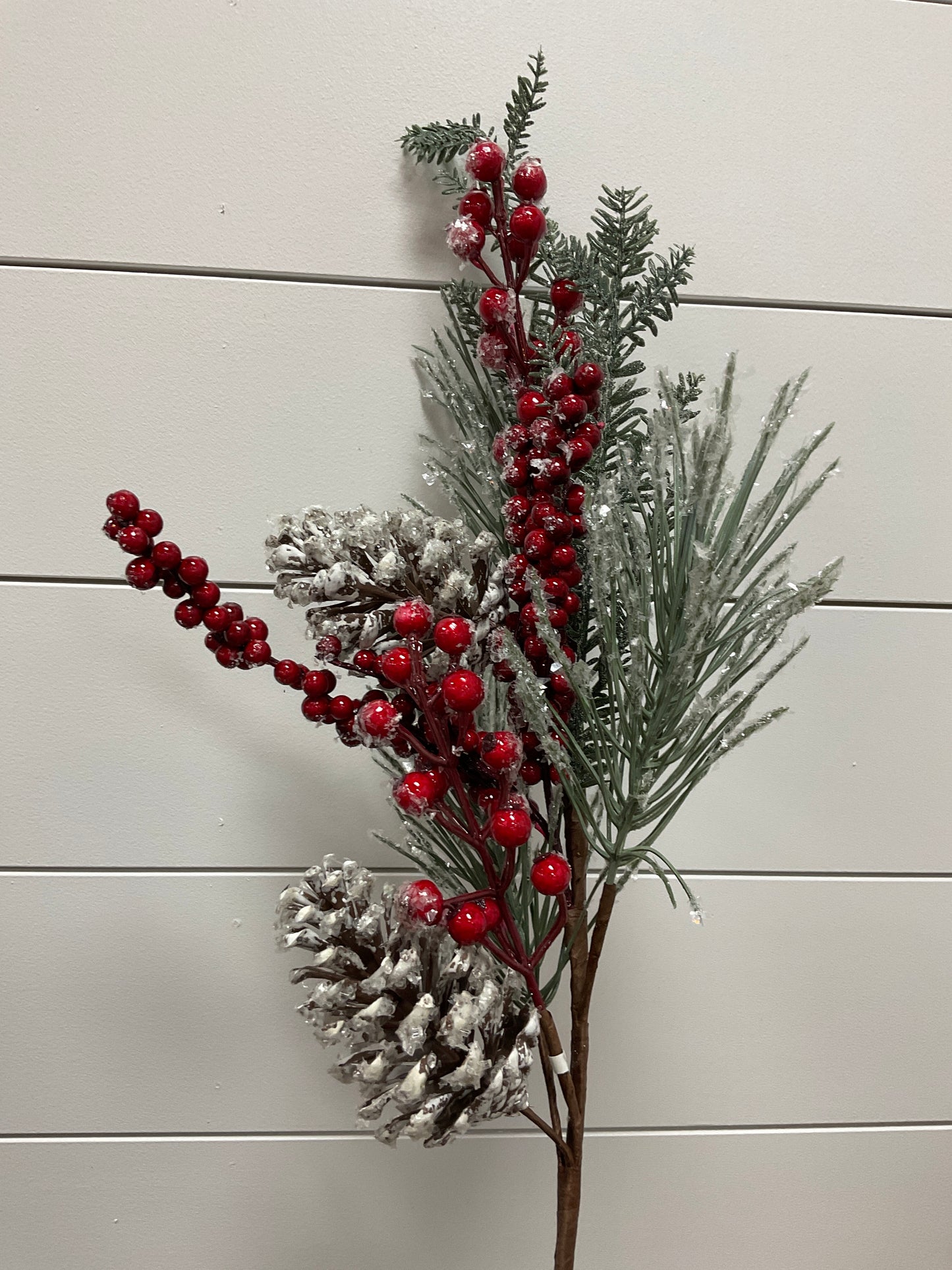 Snowy Mixed Pine Berry & Pinecone SP