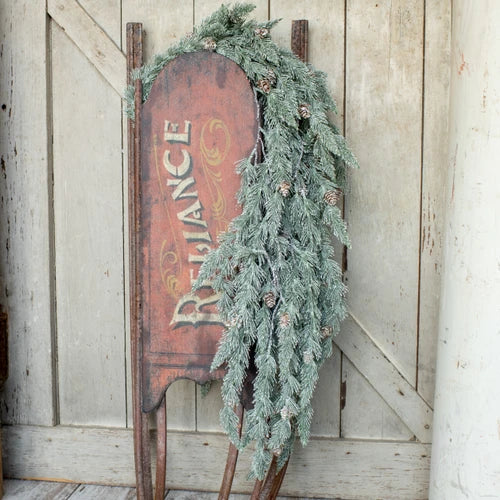 54" Draping White Angel Pine Spray