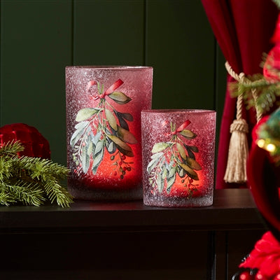 Holly Candle Holders