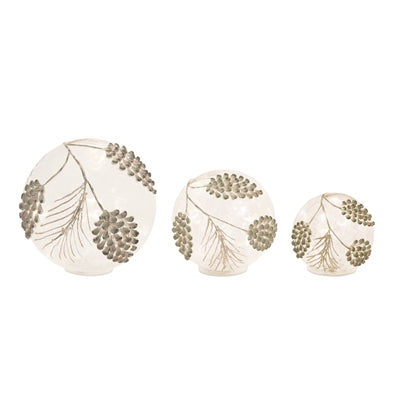 LED Pine Cone Globes
