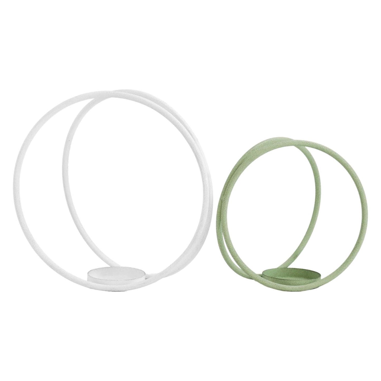 Green Round Candle Holder