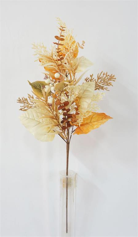 Mixed Fall Leaves & Berry Spray, 30"